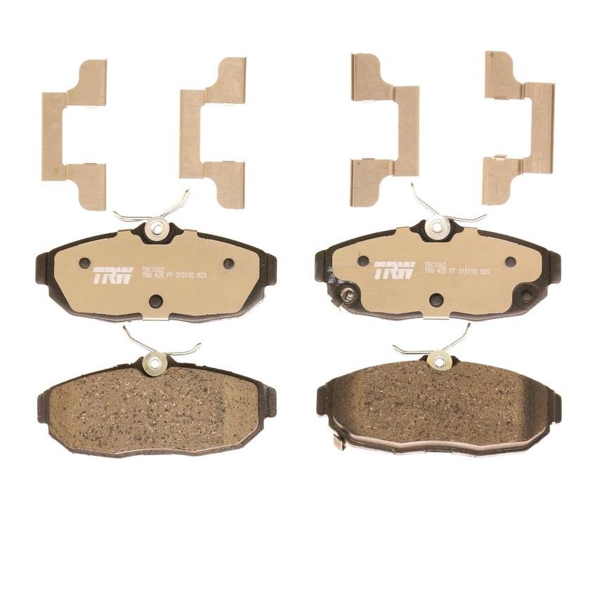 TRW PARTS TRC1562 TRW PREMIUM BRAKING - CERAMIC BRAKE PAD SET - TRC1562
