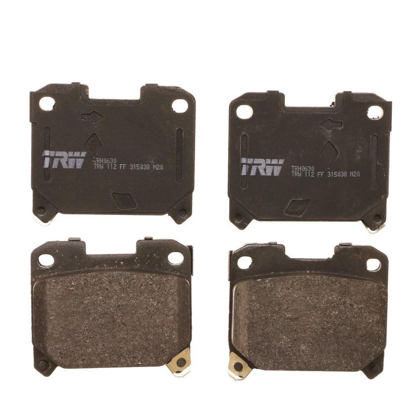 TRW PARTS TRH0630 TRW PREMIUM BRAKING - METALLIC BRAKE PAD SET - TRH0630