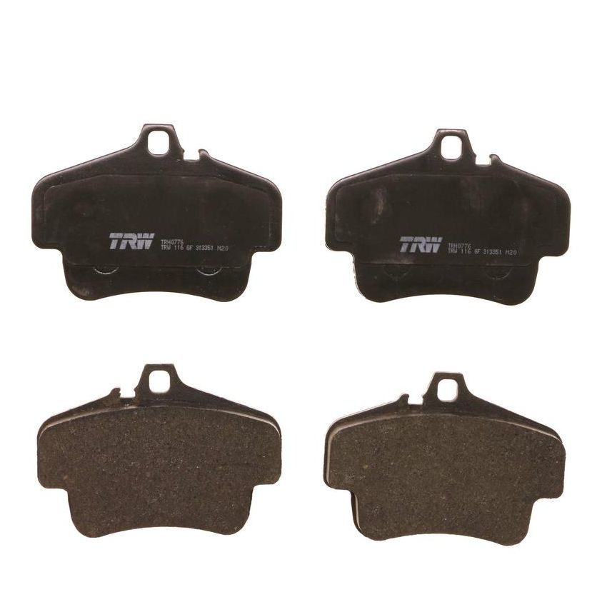 TRW PARTS TRH0776 TRW PREMIUM BRAKING - METALLIC BRAKE PAD SET - TRH0776