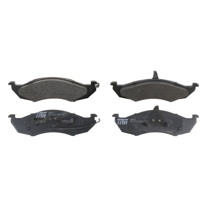 TRW PARTS TRM0417 TRW PREMIUM BRAKING - METALLIC BRAKE PAD SET - TRM0417