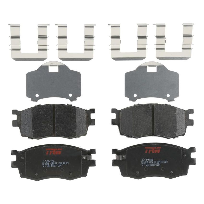 TRW PARTS TXC1156 TRW PREMIUM BRAKING - CERAMIC BRAKE PAD SET - TXC1156