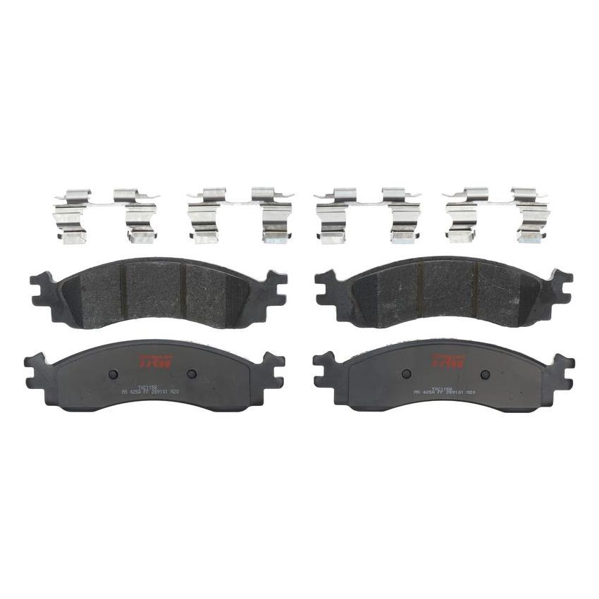 TRW PARTS TXC1158 TRW PREMIUM BRAKING - CERAMIC BRAKE PAD SET - TXC1158