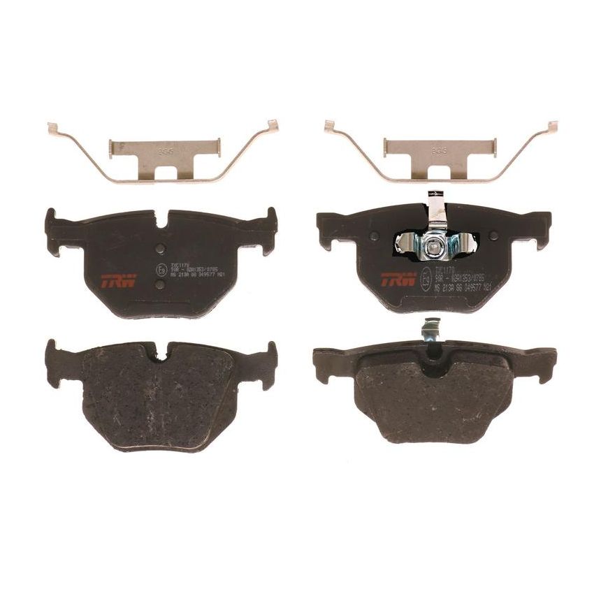 TRW PARTS TXC1170 TRW BRAKE PAD KIT -BRAKE PAD -TXC1170