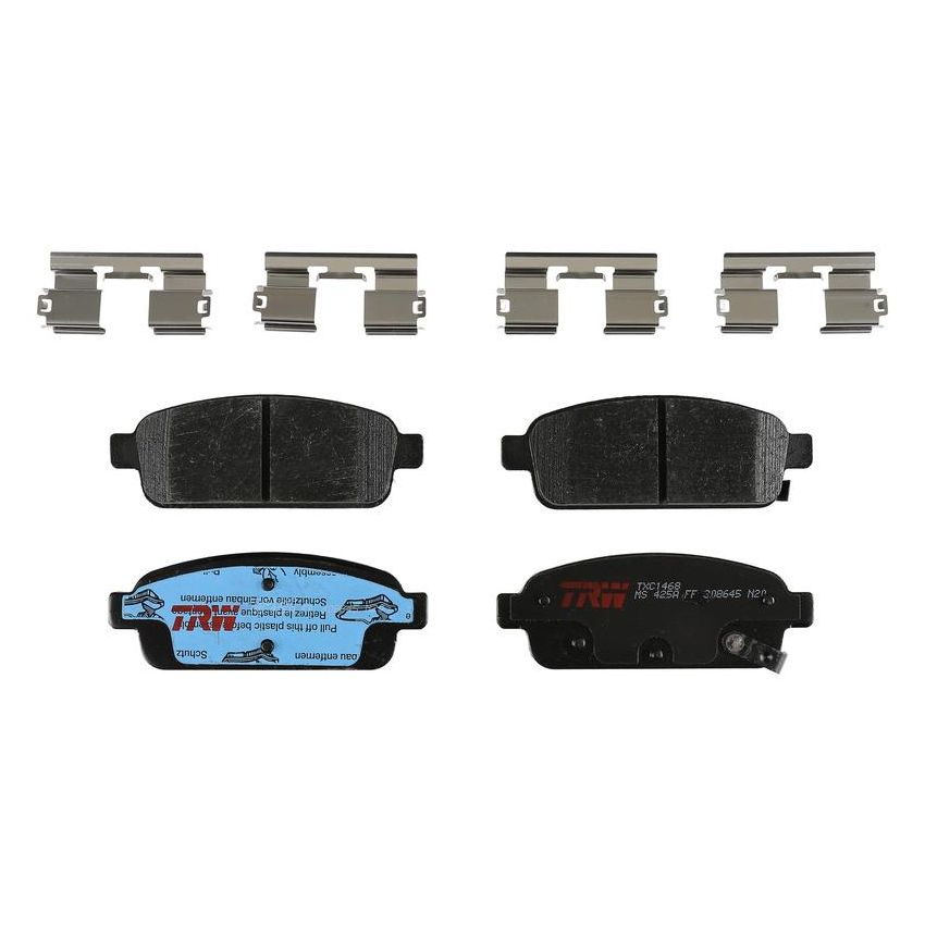 TRW PARTS TXC1468 TRW PREMIUM BRAKING - CERAMIC BRAKE PAD SET - TXC1468