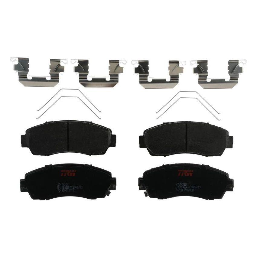 TRW PARTS TXC1521 TRW PREMIUM BRAKING - CERAMIC BRAKE PAD SET - TXC1521