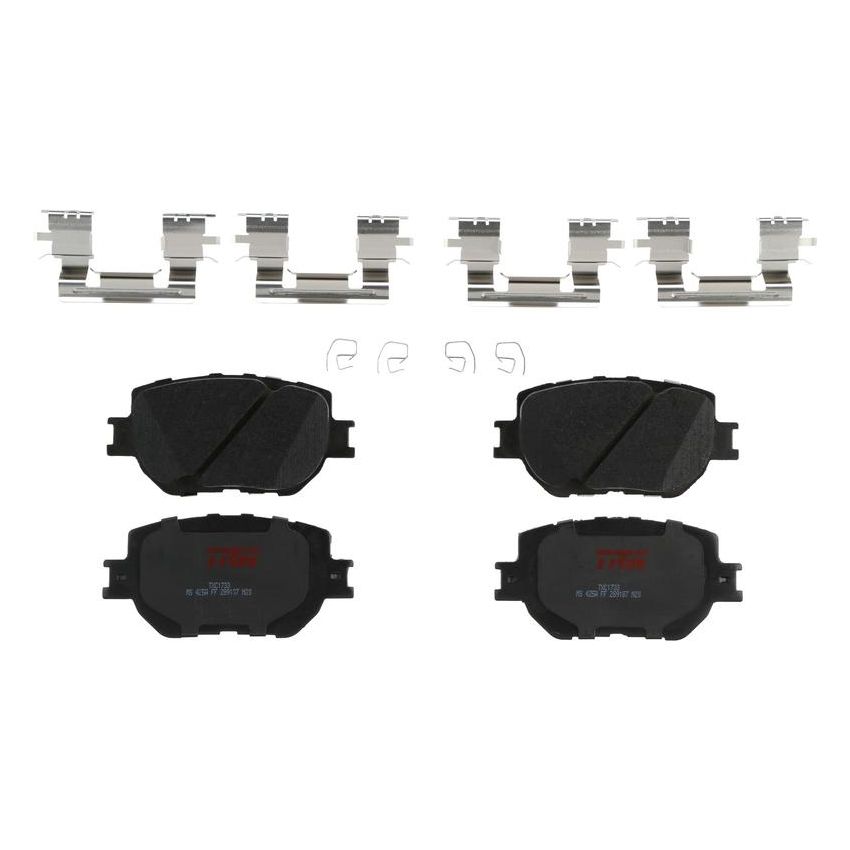 TRW PARTS TXC1733 TRW PREMIUM BRAKING - CERAMIC BRAKE PAD SET - TXC1733