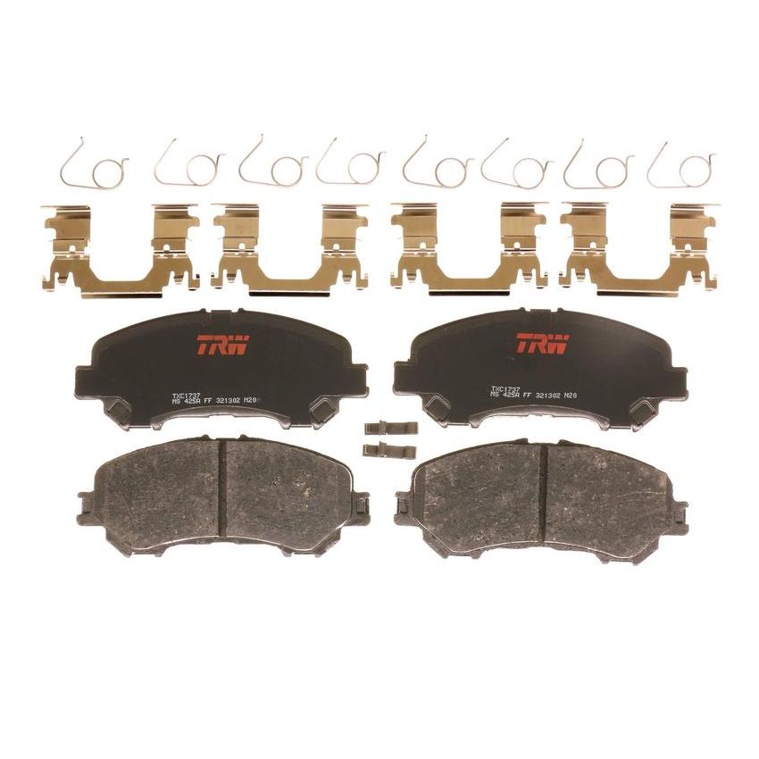 TRW PARTS TXC1737 TRW PREMIUM BRAKING - CERAMIC BRAKE PAD SET - TXC1737