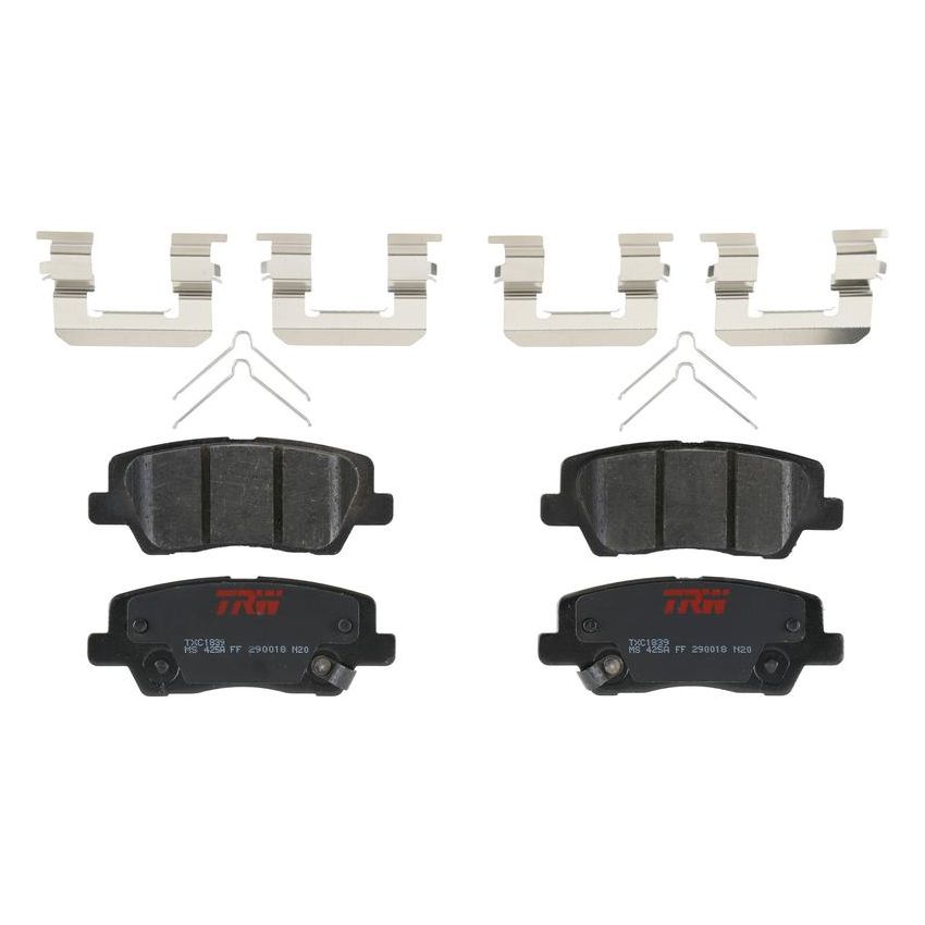 TRW PARTS TXC1839 TRW PREMIUM BRAKING - CERAMIC BRAKE PAD SET - TXC1839
