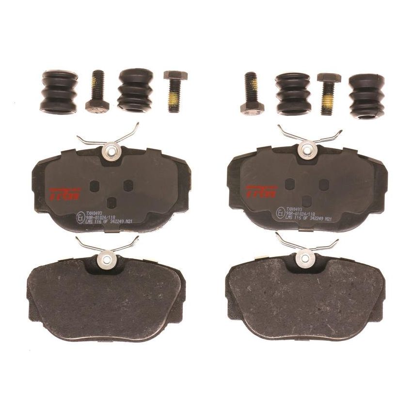 TRW PARTS TXH0493 TRW PREMIUM BRAKING - LOW MET BRAKE PAD KIT - TXH0493