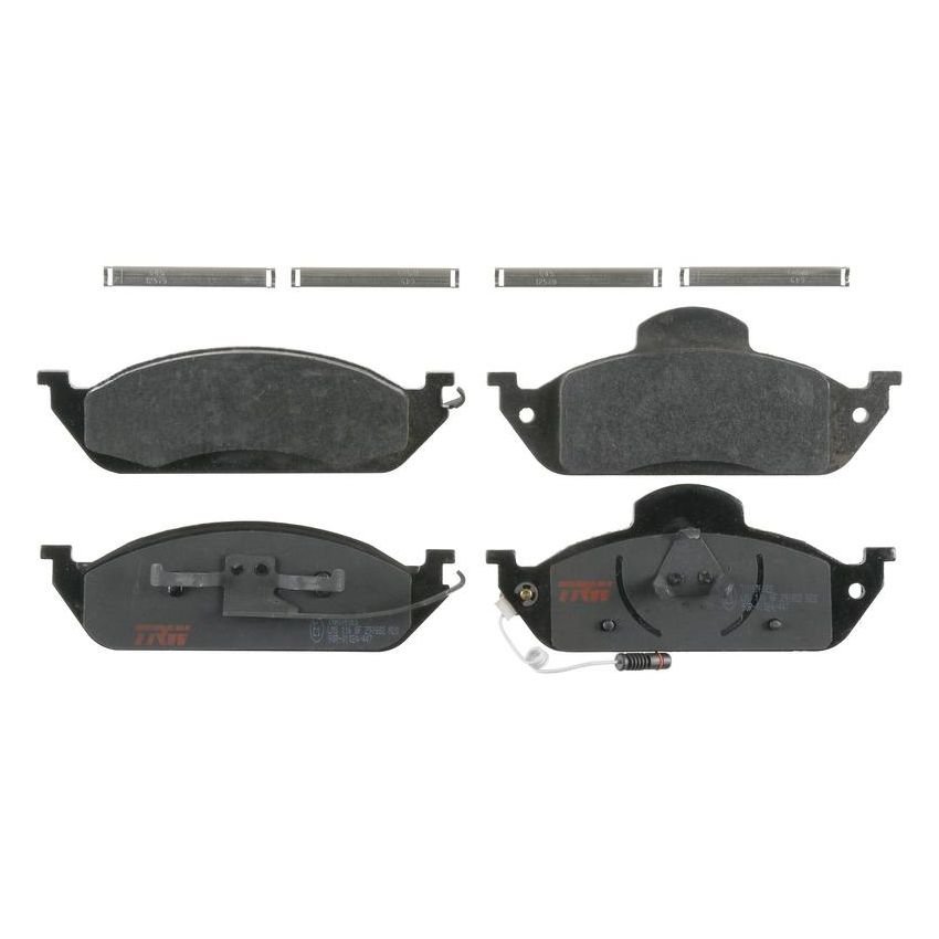 TRW PARTS TXH0760ES TRW PREMIUM BRAKING - METALLIC BRAKE PAD SET - TXH0760ES