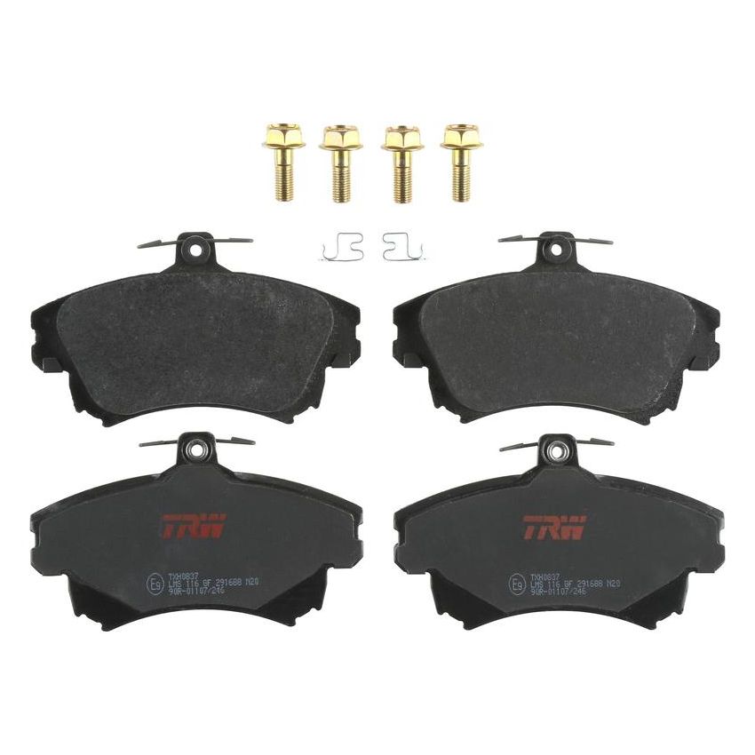 TRW PARTS TXH0837 TRW PREMIUM BRAKING - METALLIC BRAKE PAD SET - TXH0837