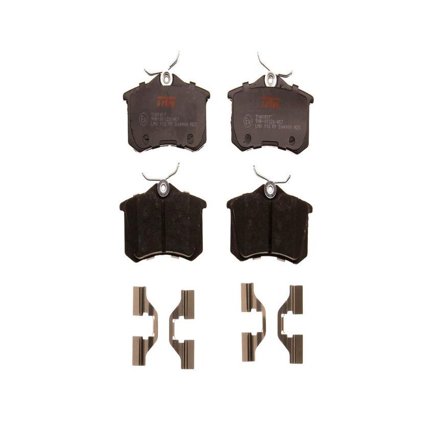 TRW PARTS TXH1017 TRW PREMIUM BRAKING - METALLIC BRAKE PAD SET - TXH1017