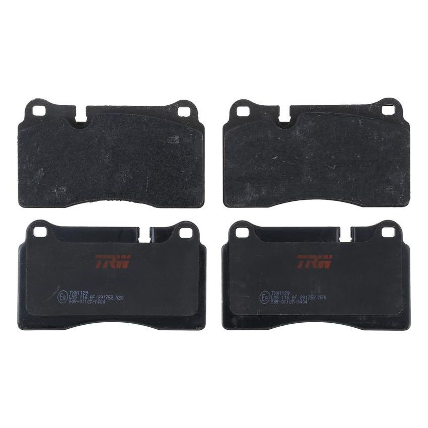 TRW PARTS TXH1129 TRW PREMIUM BRAKING - METALLIC BRAKE PAD SET - TXH1129