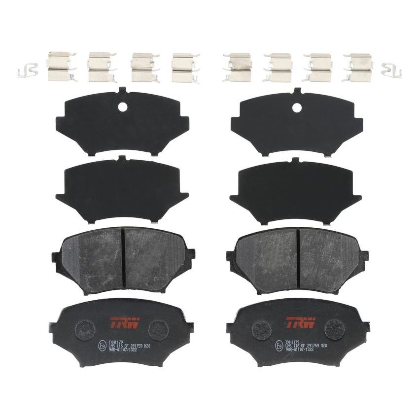 TRW PARTS TXH1179 TRW PREMIUM BRAKING - METALLIC BRAKE PAD SET - TXH1179