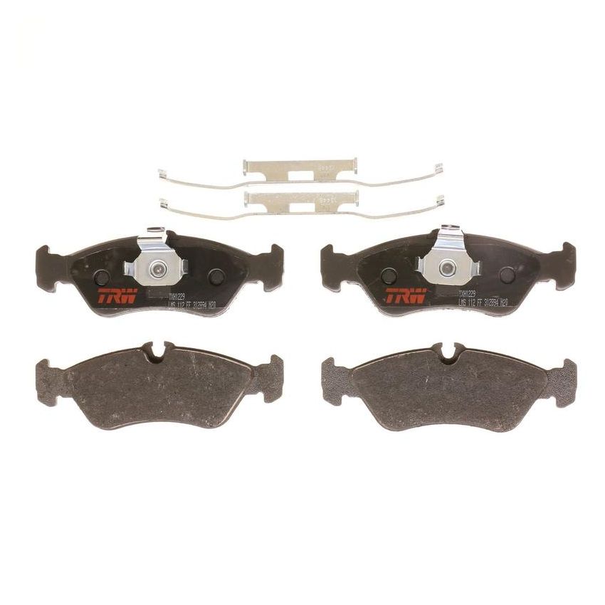TRW PARTS TXH1229 TRW PREMIUM BRAKING - METALLIC BRAKE PAD SET - TXH1229