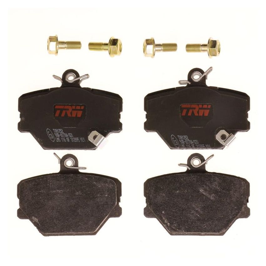 TRW PARTS TXH1252 TRW PREMIUM BRAKING - METALLIC BRAKE PAD SET - TXH1252