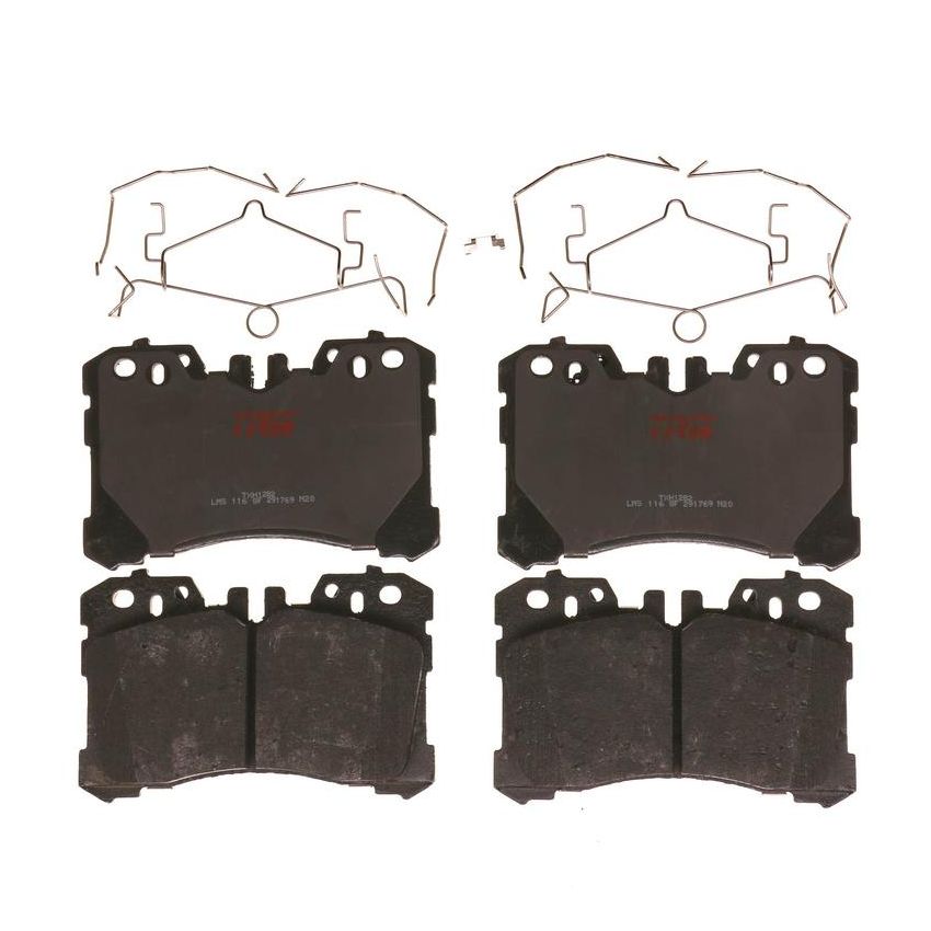 TRW PARTS TXH1282 TRW PREMIUM BRAKING - METALLIC BRAKE PAD SET - TXH1282