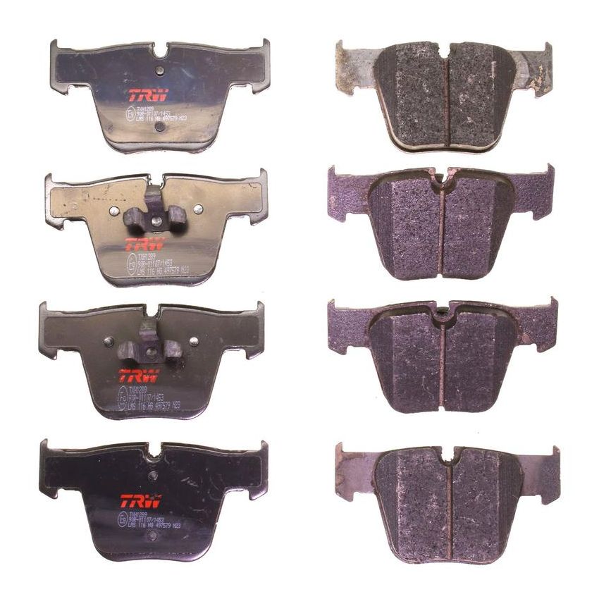 TRW PARTS TXH1289 TRW PREMIUM BRAKING - METALLIC BRAKE PAD SET - TXH1289