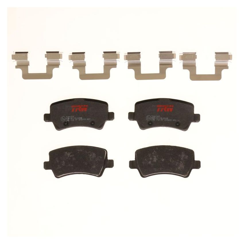 TRW PARTS TXH1307 TRW PREMIUM BRAKING - METALLIC BRAKE PAD SET - TXH1307