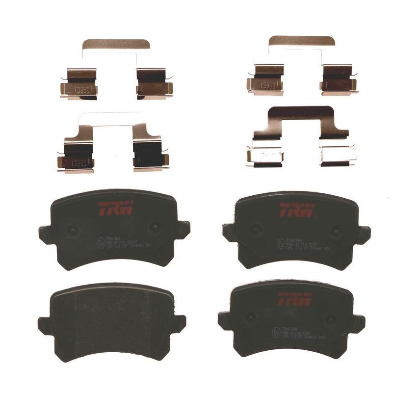 TRW PARTS TXH1348 TRW PREMIUM BRAKING - METALLIC BRAKE PAD SET - TXH1348