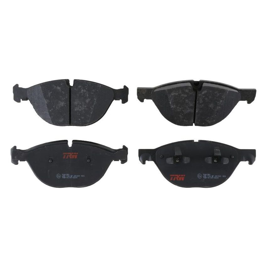 TRW PARTS TXH1381 TRW PREMIUM BRAKING - METALLIC BRAKE PAD SET - TXH1381