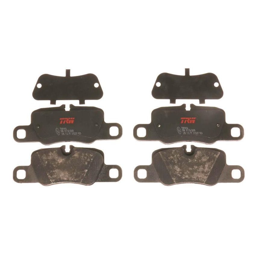 TRW PARTS TXH1416 TRW PREMIUM BRAKING - METALLIC BRAKE PAD SET - TXH1416