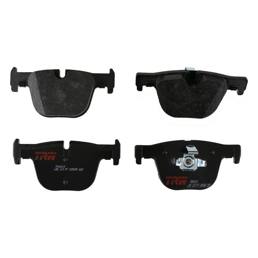 TRW PARTS TXH1610 TRW PREMIUM BRAKING - METALLIC BRAKE PAD SET - TXH1610