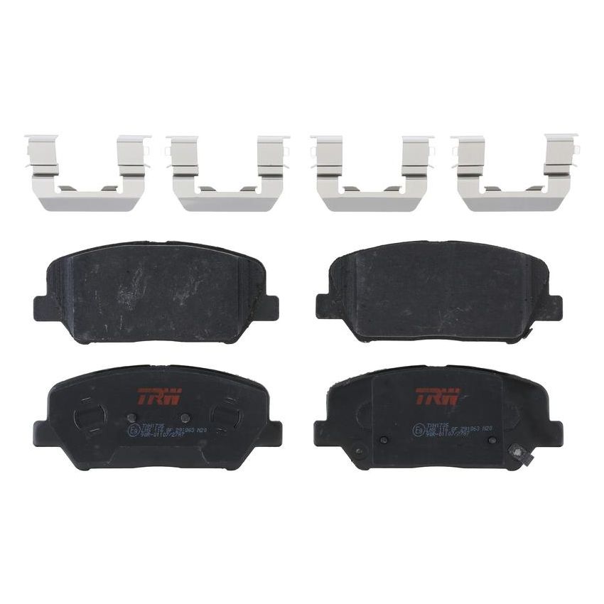 TRW PARTS TXH1735 TRW PREMIUM BRAKING - METALLIC BRAKE PAD SET - TXH1735
