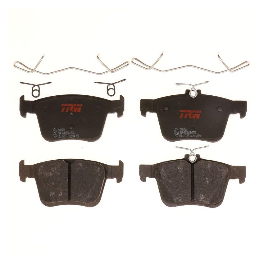 TRW PARTS TXH1761 TRW PREMIUM BRAKING - METALLIC BRAKE PAD SET - TXH1761