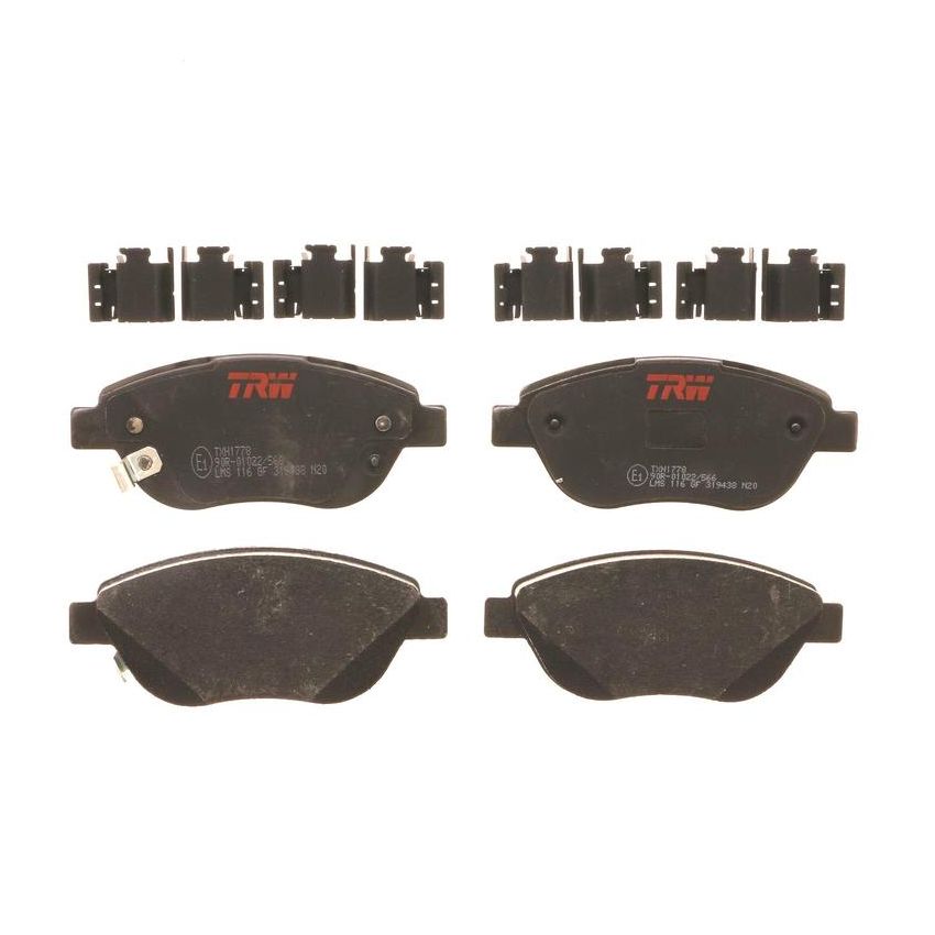 TRW PARTS TXH1778 TRW PREMIUM BRAKING - METALLIC BRAKE PAD SET - TXH1778