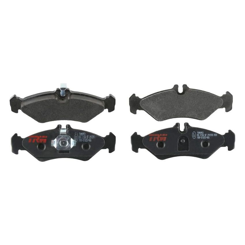 TRW PARTS TXM0951 TRW PREMIUM BRAKING - METALLIC BRAKE PAD SET - TXM0951