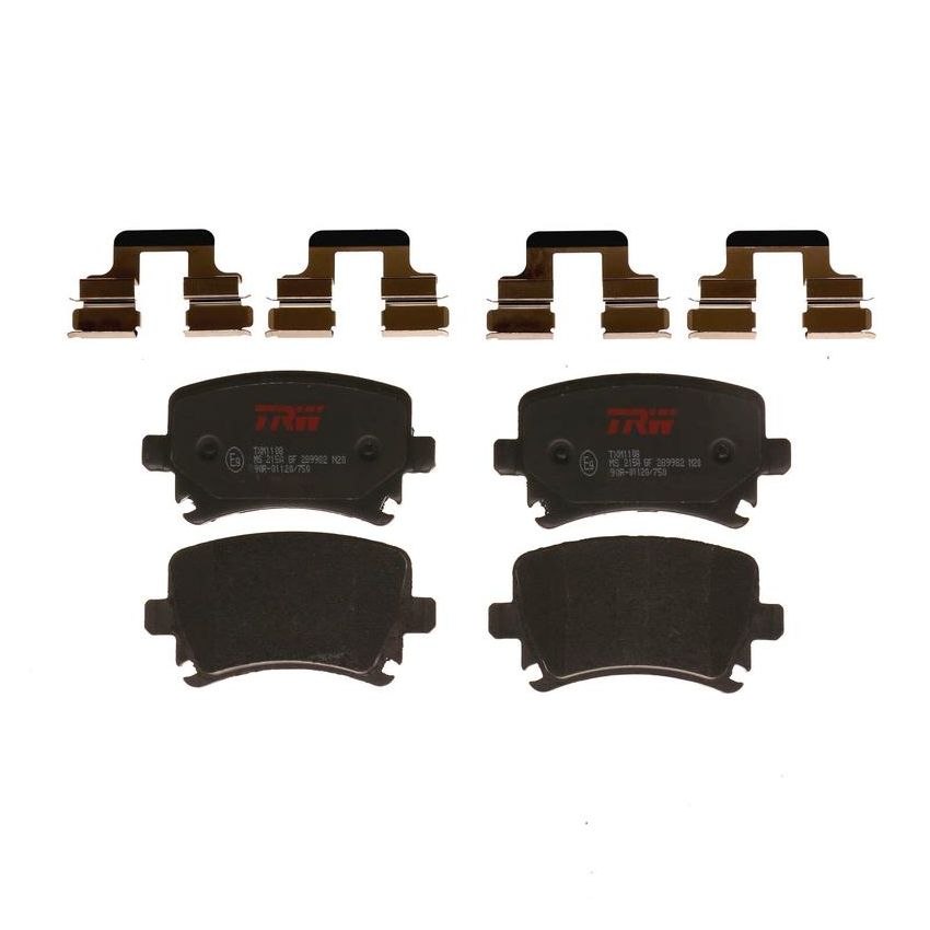 TRW PARTS TXM1108 TRW PREMIUM BRAKING - METALLIC BRAKE PAD SET - TXM1108