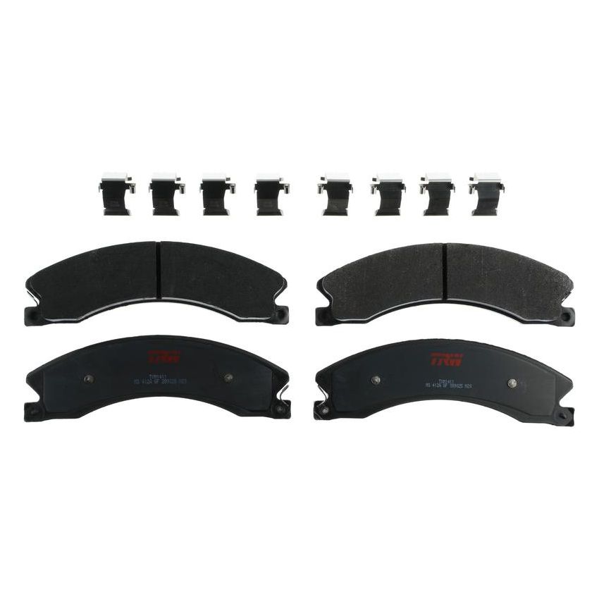 TRW PARTS TXM1411 TRW PREMIUM BRAKING - METALLIC BRAKE PAD SET - TXM1411