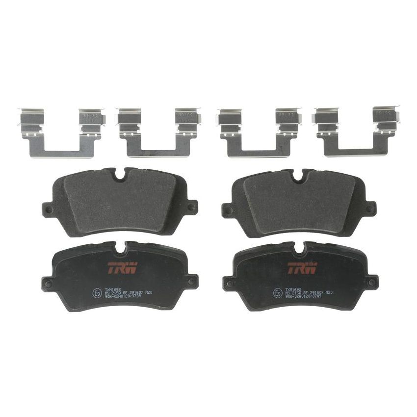 TRW PARTS TXM1692 TRW PREMIUM BRAKING - METALLIC BRAKE PAD SET - TXM1692