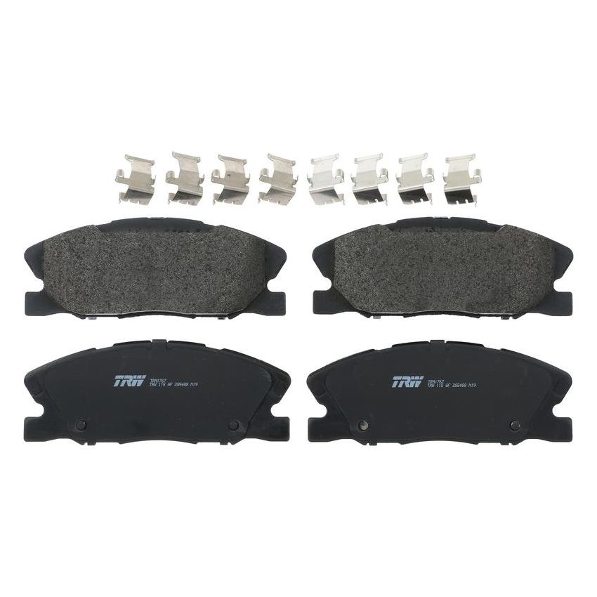 TRW PARTS TXM1767 TRW PREMIUM BRAKING - METALLIC BRAKE PAD SET - TXM1767
