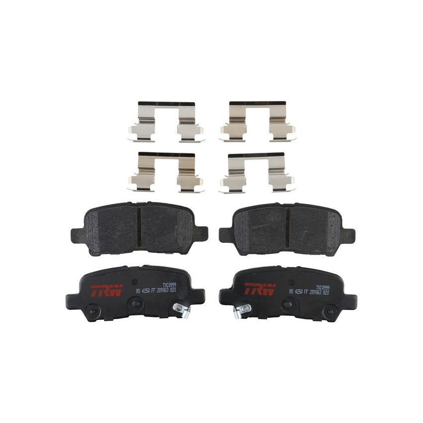 TRW PARTS TXC0999 TRW PREMIUM BRAKING - CERAMIC BRAKE PAD SET - TXC0999