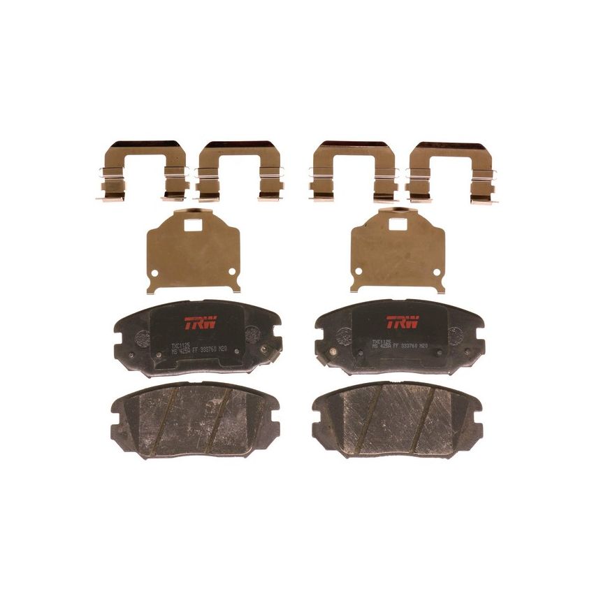 TRW PARTS TXC1125 TRW PREMIUM BRAKING - CERAMIC BRAKE PAD SET - TXC1125