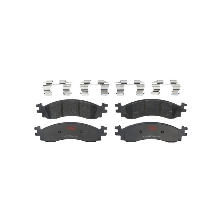 TRW PARTS TXC1158 TRW PREMIUM BRAKING - CERAMIC BRAKE PAD SET - TXC1158
