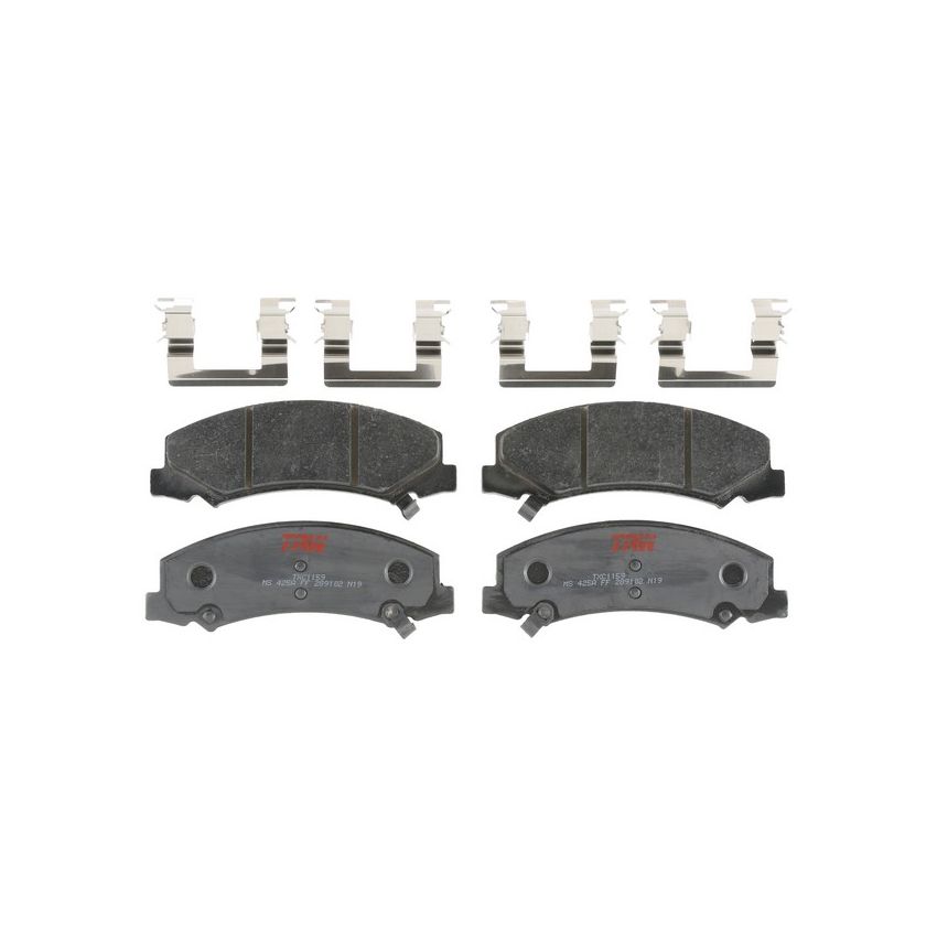 TRW PARTS TXC1159 TRW PREMIUM BRAKING - CERAMIC BRAKE PAD SET - TXC1159