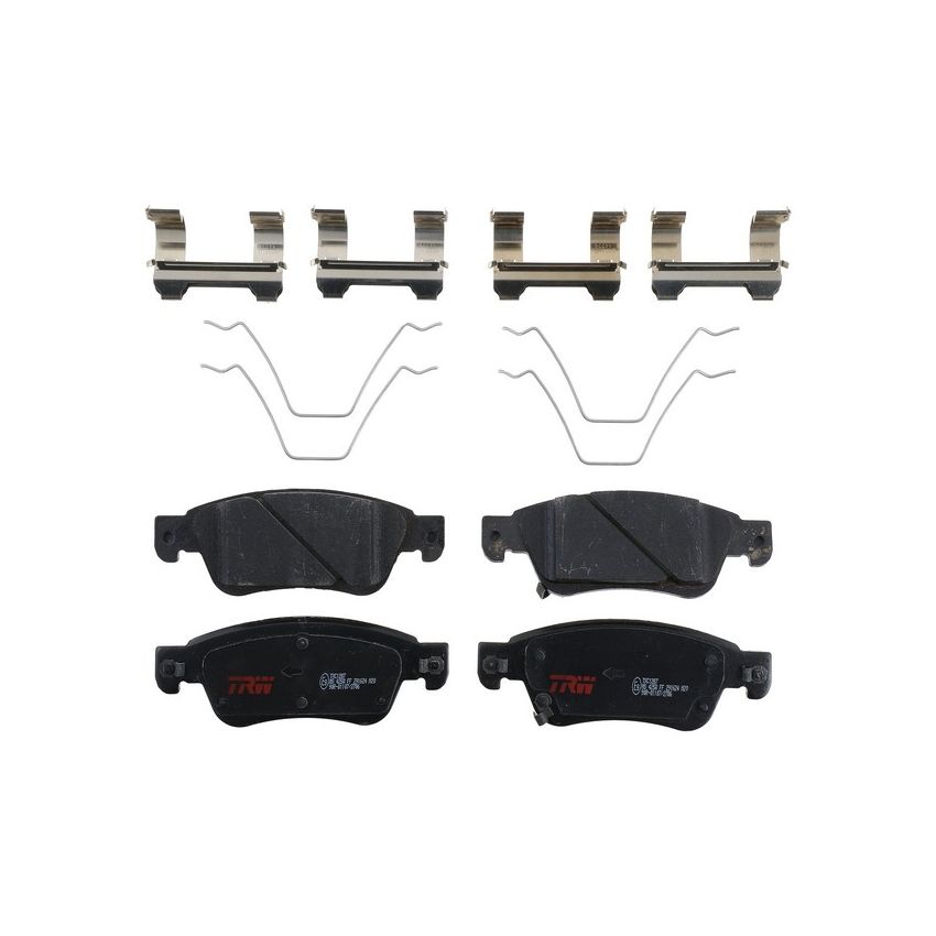 TRW PARTS TXC1287 TRW PREMIUM BRAKING - CERAMIC BRAKE PAD SET - TXC1287