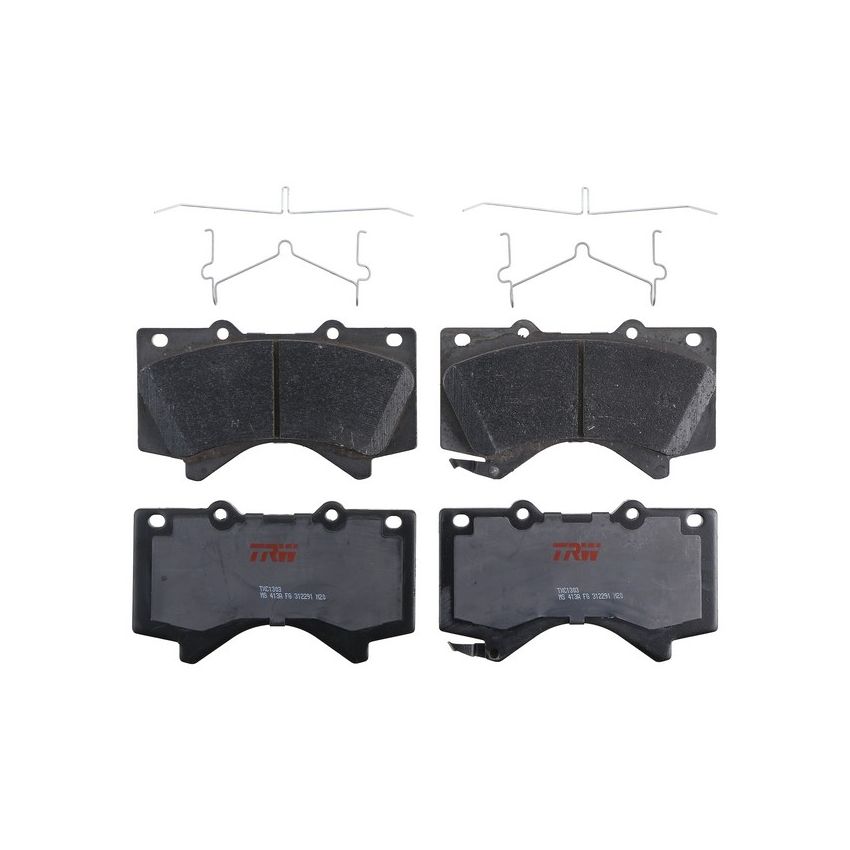 TRW PARTS TXC1303 TRW PREMIUM BRAKING - CERAMIC BRAKE PAD SET - TXC1303