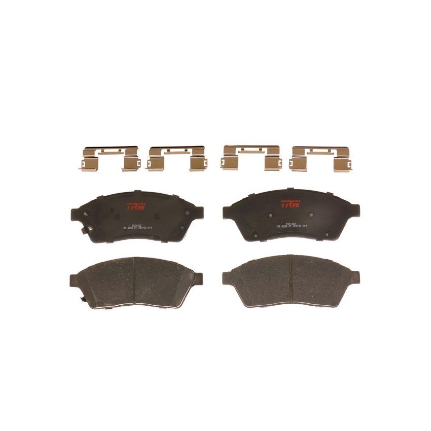 TRW PARTS TXC1422 TRW PREMIUM BRAKING - CERAMIC BRAKE PAD SET - TXC1422