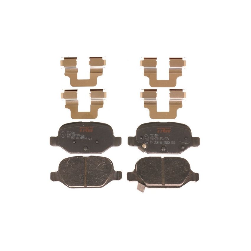 TRW PARTS TXC1569 TRW BRAKE PAD KIT -BRAKE PAD -TXC1569