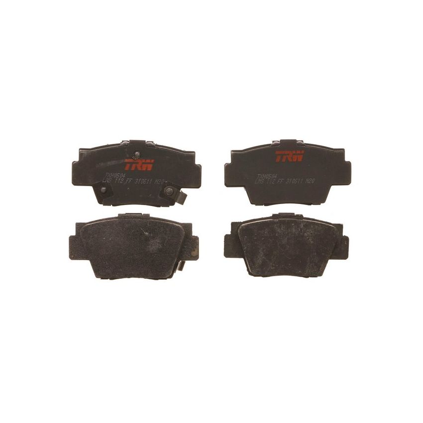 TRW PARTS TXH0504 TRW PREMIUM BRAKING - METALLIC BRAKE PAD SET - TXH0504