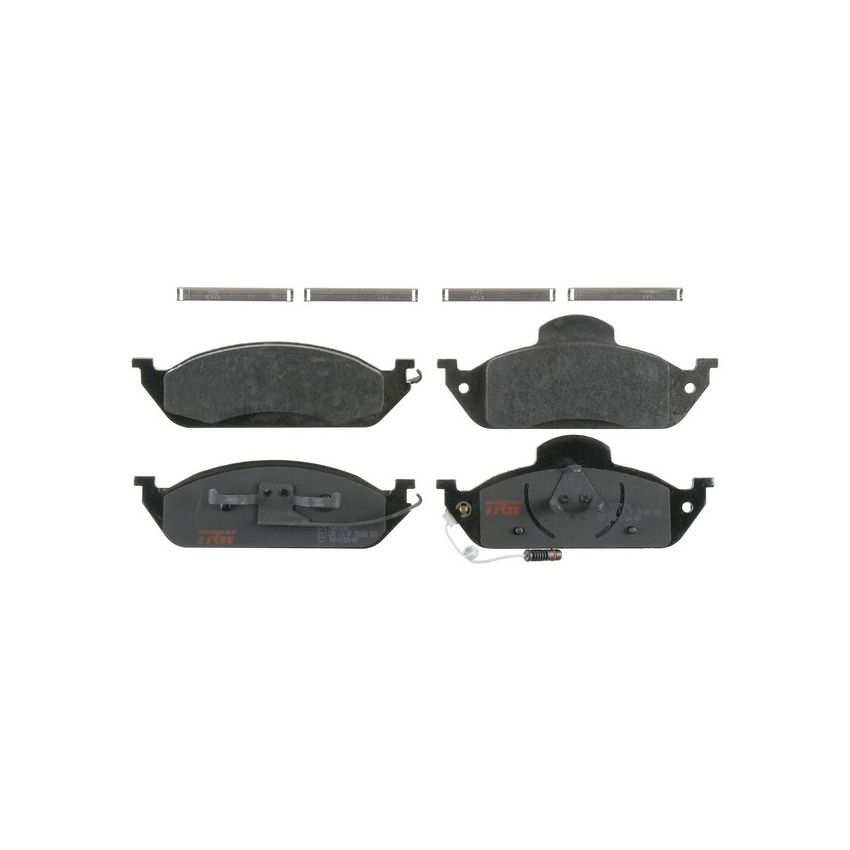 TRW PARTS TXH0760ES TRW PREMIUM BRAKING - METALLIC BRAKE PAD SET - TXH0760ES