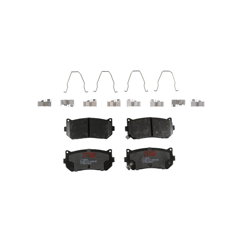 TRW PARTS TXH0775 TRW PREMIUM BRAKING - METALLIC BRAKE PAD SET - TXH0775