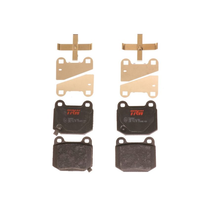 TRW PARTS TXH0961 TRW PREMIUM BRAKING - METALLIC BRAKE PAD SET - TXH0961