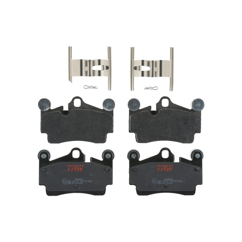 TRW PARTS TXH0978 TRW PREMIUM BRAKING - METALLIC BRAKE PAD SET - TXH0978