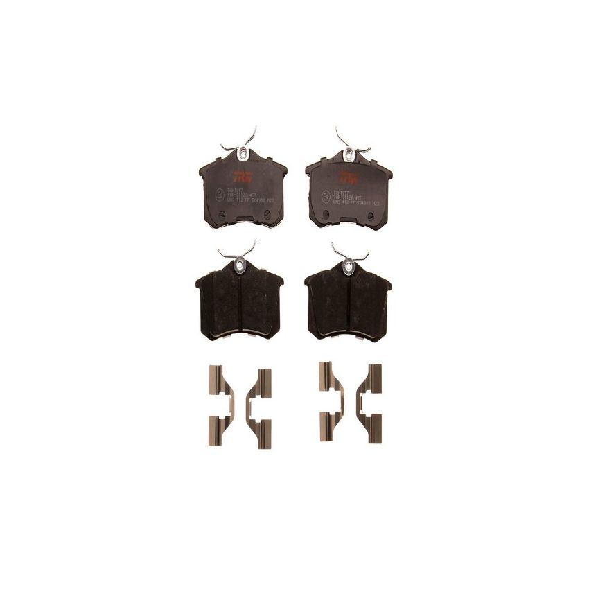 TRW PARTS TXH1017 TRW PREMIUM BRAKING - METALLIC BRAKE PAD SET - TXH1017