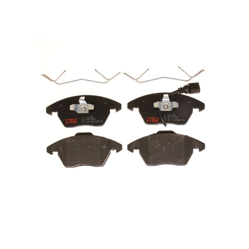 TRW PARTS TXH1107ES TRW PREMIUM BRAKING - METALLIC BRAKE PAD SET - TXH1107ES